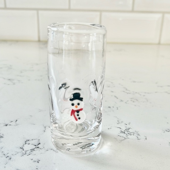 Anthropologie Festive Snowman Icon Shot Glass - Picture 5 of 13